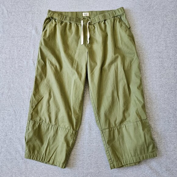 Pact Daily Twill Pants Organic Cotton Green Stretch Minimalist Casual Size XXL - Picture 3 of 8